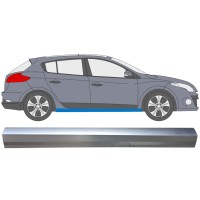 Opravný plech prahu pre Renault Megane III 2008-2016 / Pravá 16043