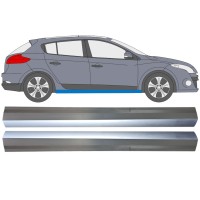 Opravný plech prahu pre Renault Megane III 2008-2016 / Ľavá+Pravá / Sada 16045