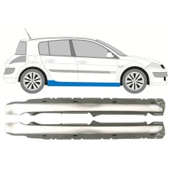 Kompletný prah pre Renault Megane II 2003-2012 / Ľavá+Pravá / Sada 9934