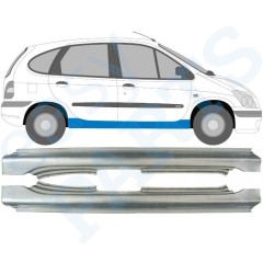 Kompletný prah pre Renault Megane I Scenic 1995-2003 / Ľavá+Pravá / Sada 10117