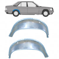 Vnútorná oprava zadného blatníka pre Mercedes 190 1982-1993 / Ľavá+Pravá / Sada 9837