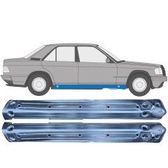Kompletný prah pre Mercedes 190 W201 1982-1993 / Ľavá+Pravá / Sada 10427