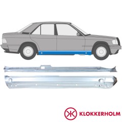 Kompletný prah pre Mercedes 190 W201 1982-1993 / Pravá / Sada 10903