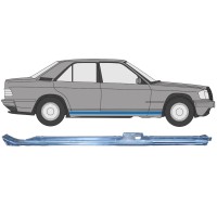 Opravný plech hornej časti prahu pre Mercedes 190 W201 1982-1993 / Pravá 15127
