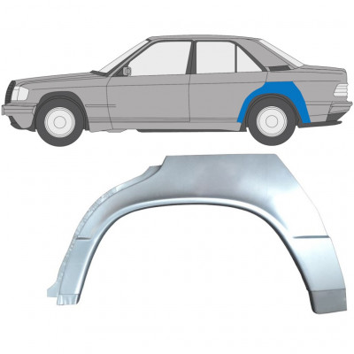 Lem zadného blatníka pre Mercedes 190 1982-1993 / Ľavý 6710