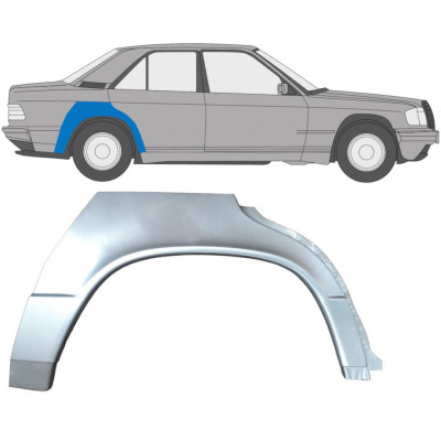 Lem zadného blatníka pre Mercedes 190 1982-1993 / Pravá 6709