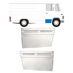 Opravný plech predných dverí pre Mercedes 406-608D 1968-1986 / Ľavá+Pravá / Sada 11422