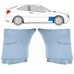 Opravný plech predného blatníka pre Mercedes CL-Class 203 2000-2008 / Ľavá+Pravá / Sada 12698