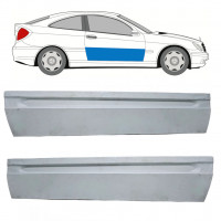 Opravný plech dverí pre Mercedes CL203 2000-2008 / Ľavá+Pravá / Sada 10689