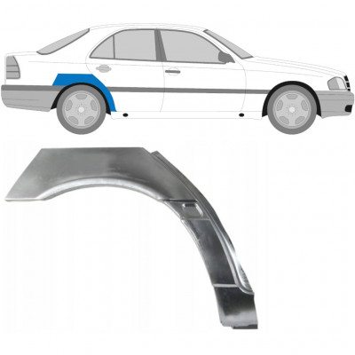 Lem zadného blatníka pre Mercedes C-class 1993-2001 / Pravá 6715