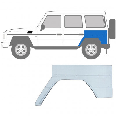 Lem zadného blatníka pre Mercedes G-Class 1992- / Ľavý 8811