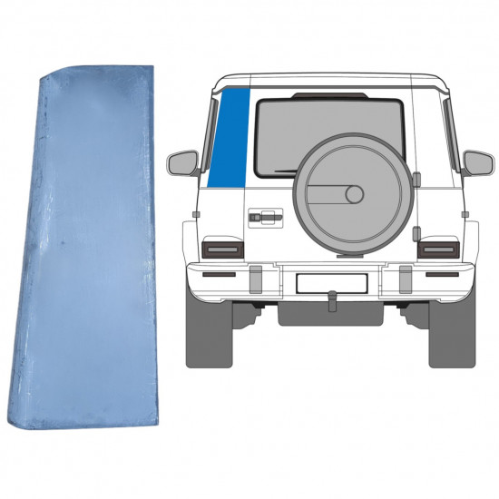 Opravný plech zadného rohu pre Mercedes G-Class 1979- / Ľavý 8910