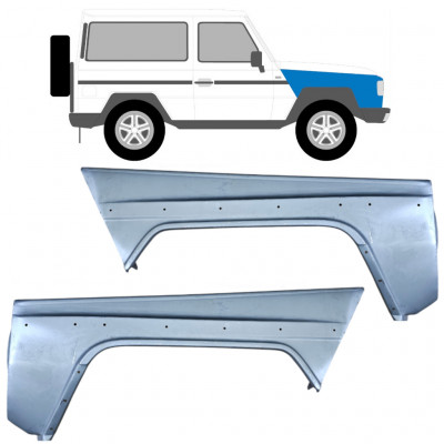 Predný blatník pre Mercedes G-Class 1979-1992 / Ľavá+Pravá / Sada 9182