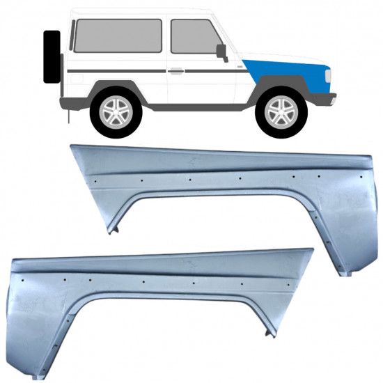 Predný blatník pre Mercedes G-Class 1979-1992 / Ľavá+Pravá / Sada 9182