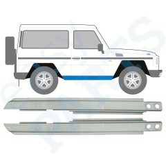 Kompletný prah pre Mercedes G-Class W460 W461 W463 1979-2017 / Ľavá+Pravá / Sada 9820