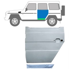 Opravný plech zadných dverí vnútorný + vonkajší pre Mercedes G-Class W460 W461 W463 1979- / Ľavý / Sada 12038