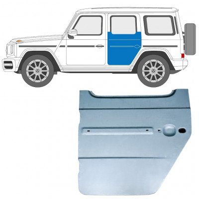 Opravný plech zadných dverí vysoký pre Mercedes G-Class W464 2018-2024 / Ľavý 12904