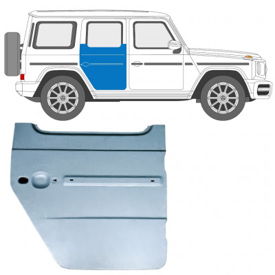 Opravný plech zadných dverí vysoký pre Mercedes G-Class W464 2018-2024 / Pravá 12903