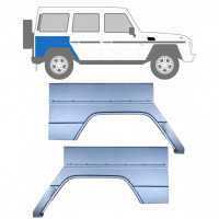 Lem zadného blatníka pre Mercedes G-Class 1979- / Ľavá+Pravá / Sada 9535