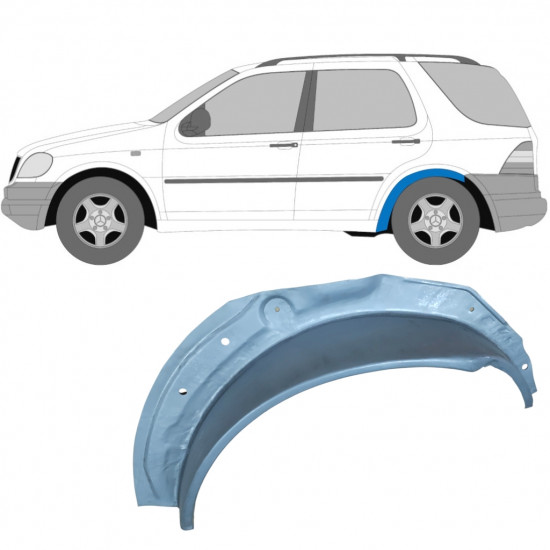 Vnútorná oprava zadného blatníka pre Mercedes M-class 1998-2005 / Ľavý 5146