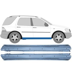 Kompletný prah pre Mercedes M-Class ML W163 1998-2005 / Ľavá+Pravá / Sada 10523