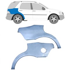 Lem zadného blatníka pre Mercedes M-Class ML W163 1998-2005 / Ľavá+Pravá / Sada 9217