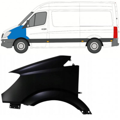 Predný blatník pre Mercedes Sprinter 2006-2013 / Ľavý 7415