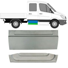 Opravný plech zadných dverí pre Mercedes Sprinter 2006-2018 / Vľavo = Vpravo (symetrické) / Sada 10512
