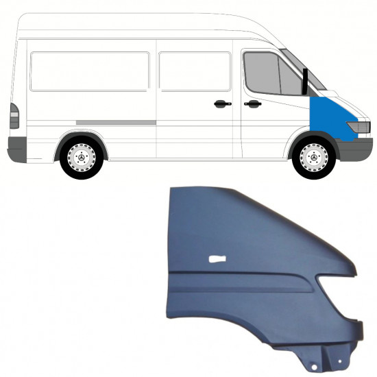 Predný blatník pre Mercedes Sprinter 1995-2000 / Pravá 7394