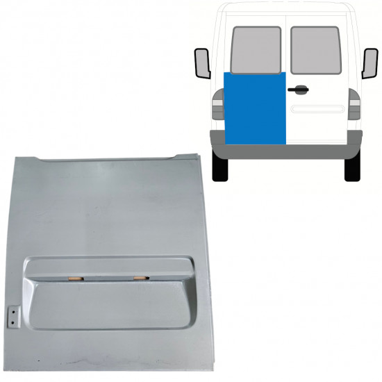 Opravný plech zadných dverí vysoký pre Mercedes Sprinter 1995-2006 / Ľavý 7417