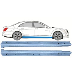 Kompletný prah pre Mercedes S-Class W221 2005-2013 / Ľavá+Pravá / Sada 9824