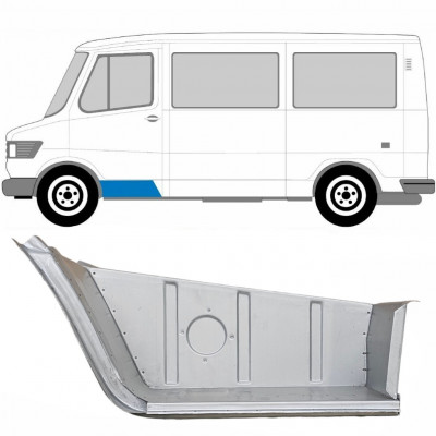 Opravný plech predného schodu pre Mercedes T1 1977-1996 / Ľavý 9071