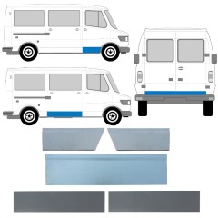 Opravný plech dverí pre Mercedes T1 207-410 1977-1995 / Ľavá+Pravá / Sada 12633