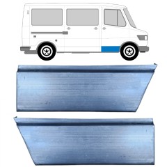 Opravný plech predných dverí pre Mercedes T1 207-410 1977-1995 / Ľavá+Pravá / Sada 9564