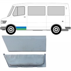 Opravný plech predných dverí vnútorný + vonkajší pre Mercedes T1 207-410 1977-1995 / Ľavý / Sada 5234