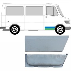 Opravný plech predných dverí vnútorný + vonkajší pre Mercedes T1 207-410 1977-1995 / Pravá / Sada 5233