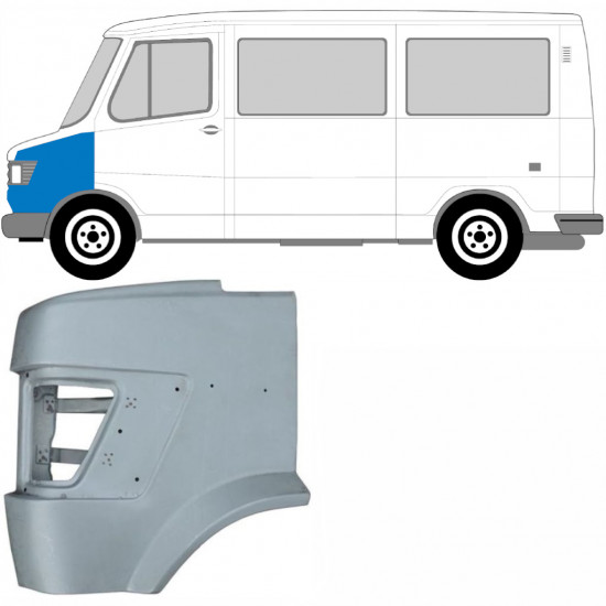 Predný blatník pre Mercedes T1 1977-1996 / Ľavý 5215