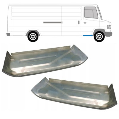 Opravný plech predného schodu pre Mercedes T2 1986-1996 / Ľavá+Pravá / Sada 9796
