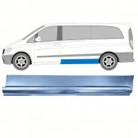 Opravný plech dolný bočný pre Mercedes Vito 2003-2014 / LWB / Ľavý 8285