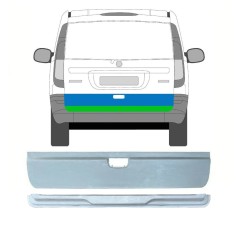 Opravný plech zadných dverí vnútorný + vonkajší pre Mercedes Vito W639 2003-2014 / Sada 9784