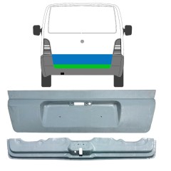 Opravný plech zadných dverí vnútorný + vonkajší pre Mercedes Vito I W638 1996-2003 / Sada 9591