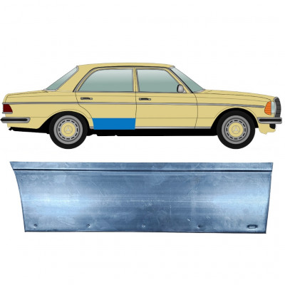 Opravný plech zadných dverí pre Mercedes W123 1975-1985 / Pravá 6772