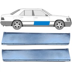 Opravný plech predných dverí pre Mercedes E-Class W124 1984-1996 / Ľavá+Pravá / Sada 9489
