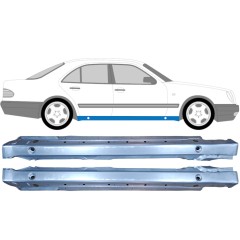Kompletný prah pre Mercedes E-Class W210 1995-2003 / Ľavá+Pravá / Sada 10428