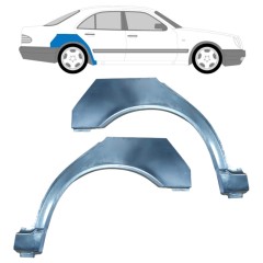 Lem zadného blatníka pre Mercedes E-Class W210 1995-2003 / Ľavá+Pravá / Sada 9456