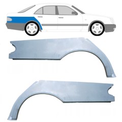 Lem zadného blatníka pre Mercedes E-Class W210 1995-2003 / Ľavá+Pravá / Sada 9455