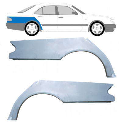 Lem zadného blatníka pre Mercedes E-class 1995-2003 / Ľavá+Pravá / Sada 9455