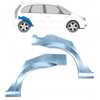 Lem zadného blatníka pre Opel Meriva 2003-2010 / Ľavá+Pravá / Sada 9254