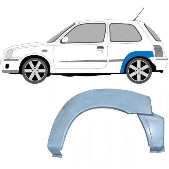 Lem zadného blatníka pre Nissan Micra 1992- / Ľavý 7190