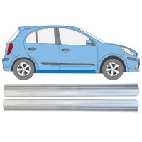 Opravný plech prahu pre Nissan Micra K13 2010-2017 / Ľavá+Pravá / Sada 15215